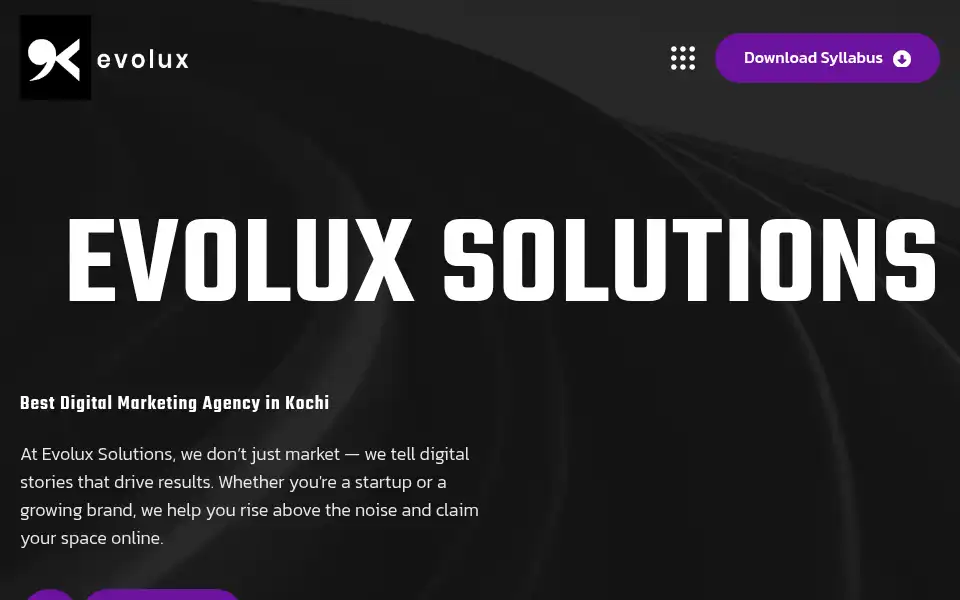 Screenshot of evoluxsolutions.in
