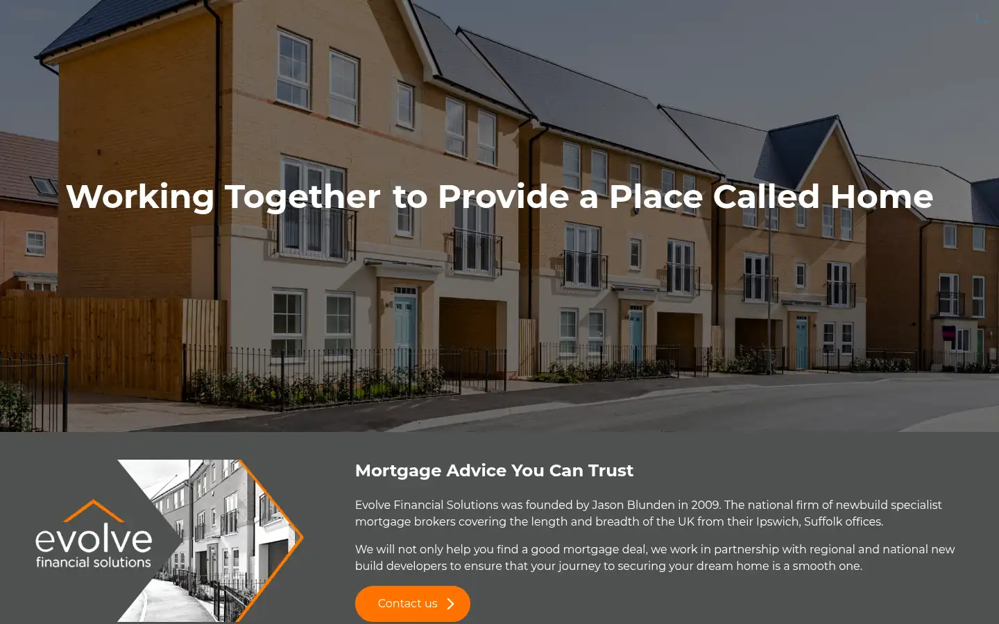 Screenshot of evolvefs.com