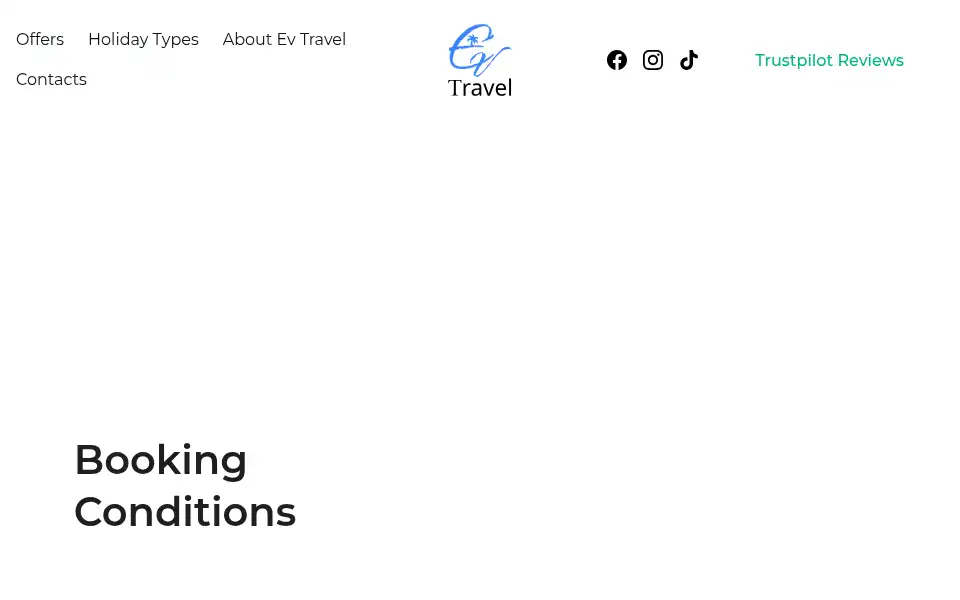Screenshot of evtravel.top