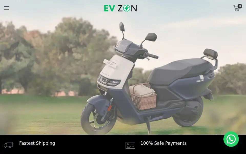 Screenshot of evzon.in