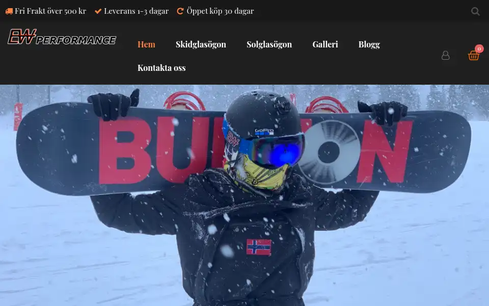 Screenshot of ew-performance.se