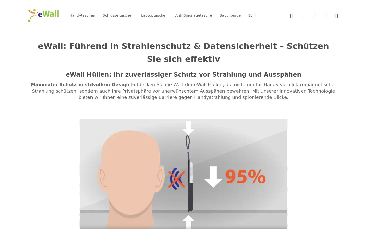 Screenshot of ewall-shop.com
