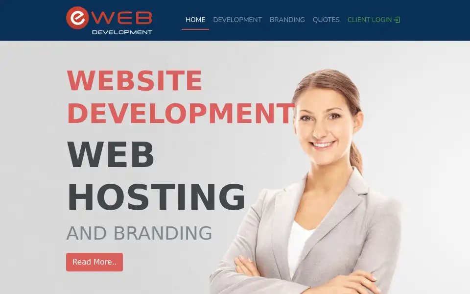Screenshot of ewebdevelopment.com