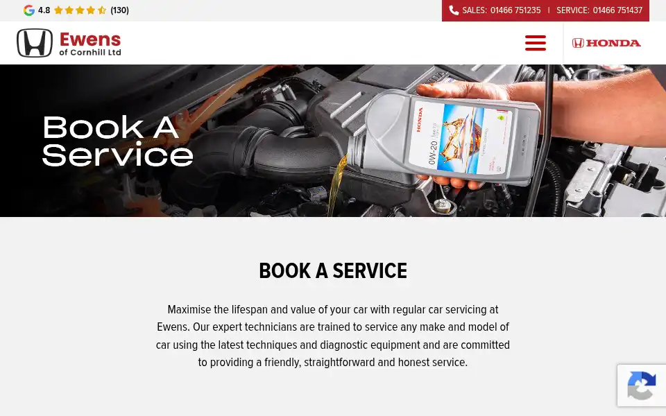 Screenshot of ewens.co.uk