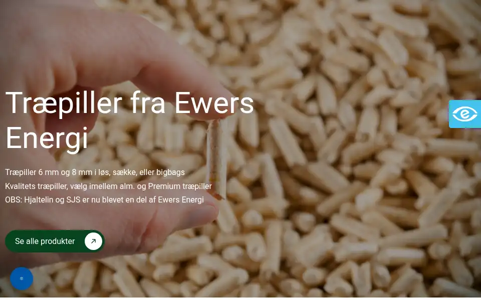 Screenshot of ewersenergi.dk