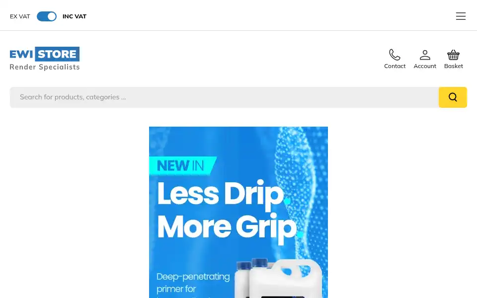 Screenshot of ewistore.co.uk