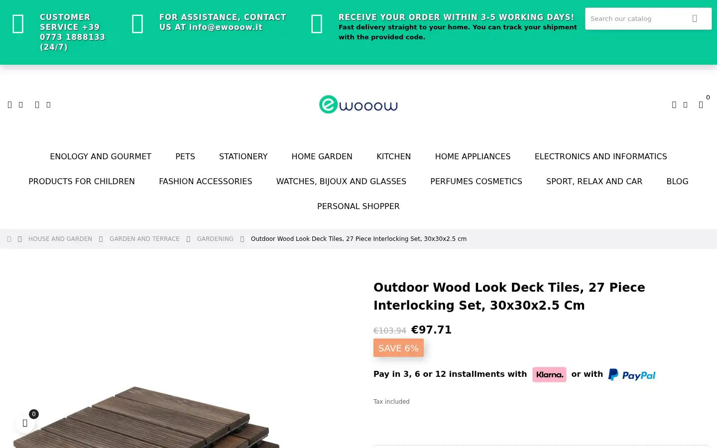 Screenshot of ewooow.com