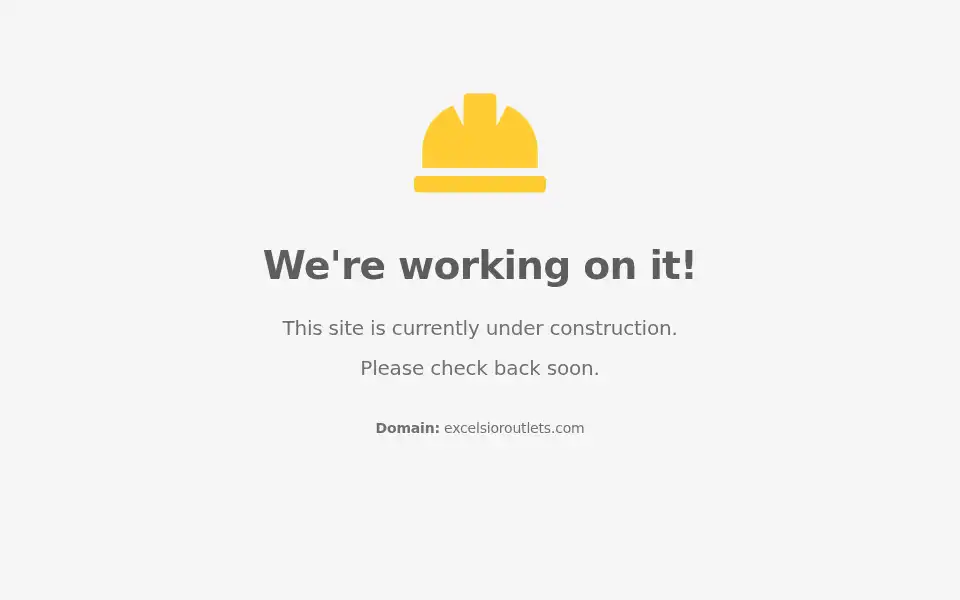 Screenshot of excelsioroutlets.com