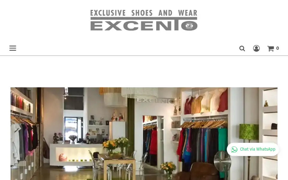 Screenshot of excento.nl