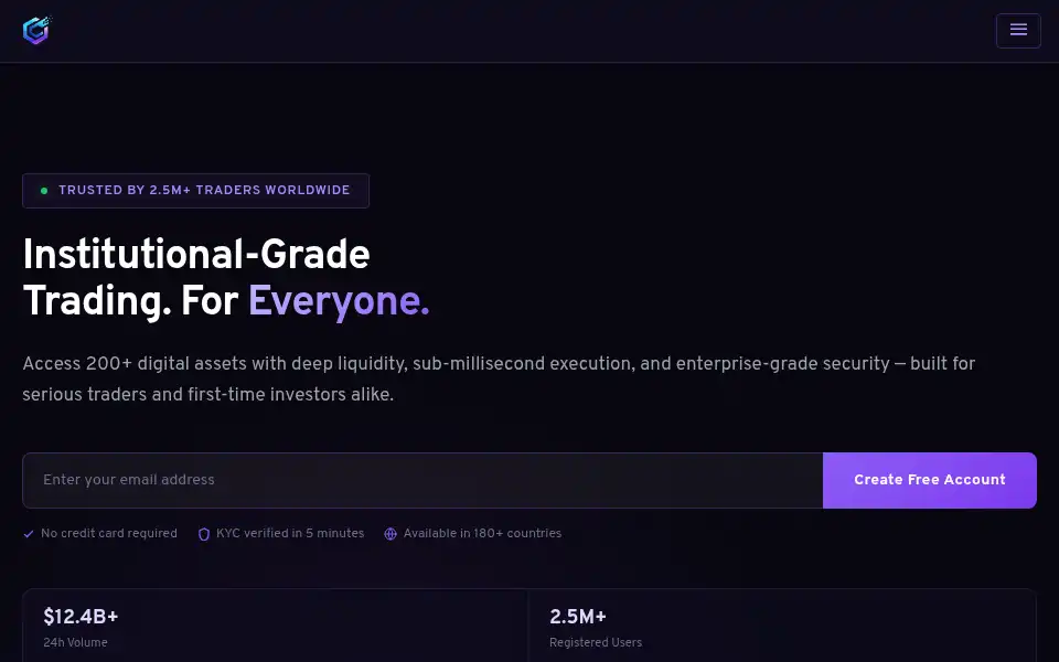 Screenshot of excotrade.com