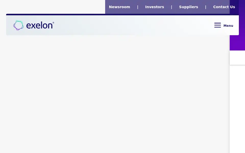 Screenshot of exeloncorp.com