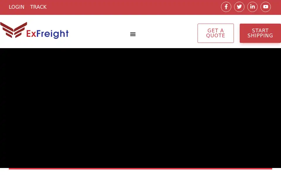 Screenshot of exfreight.com