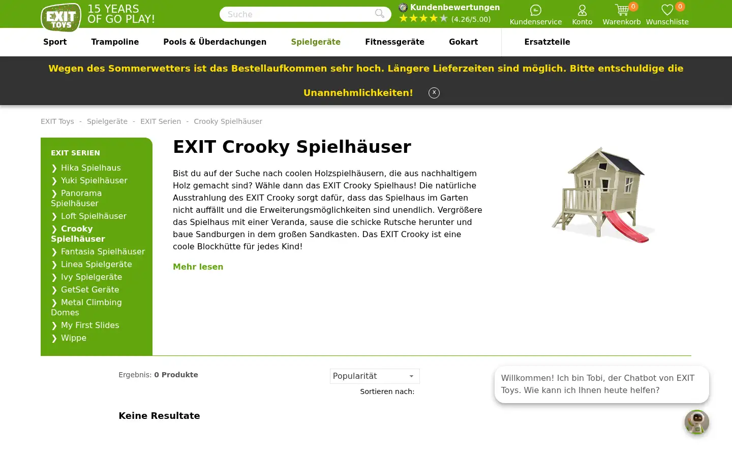 Screenshot of exittoys.de