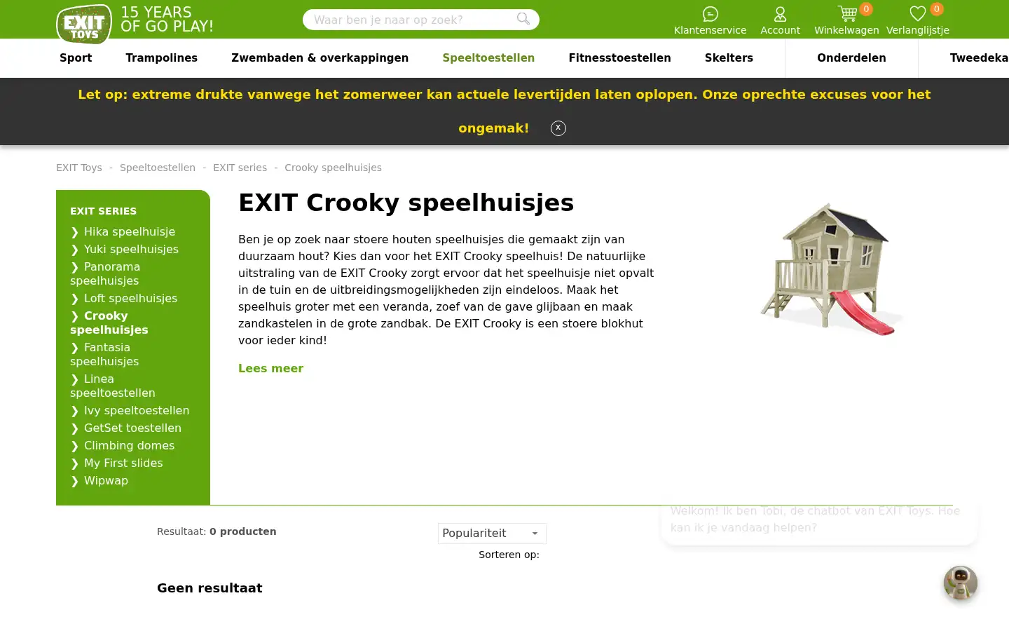 Screenshot of exittoys.nl