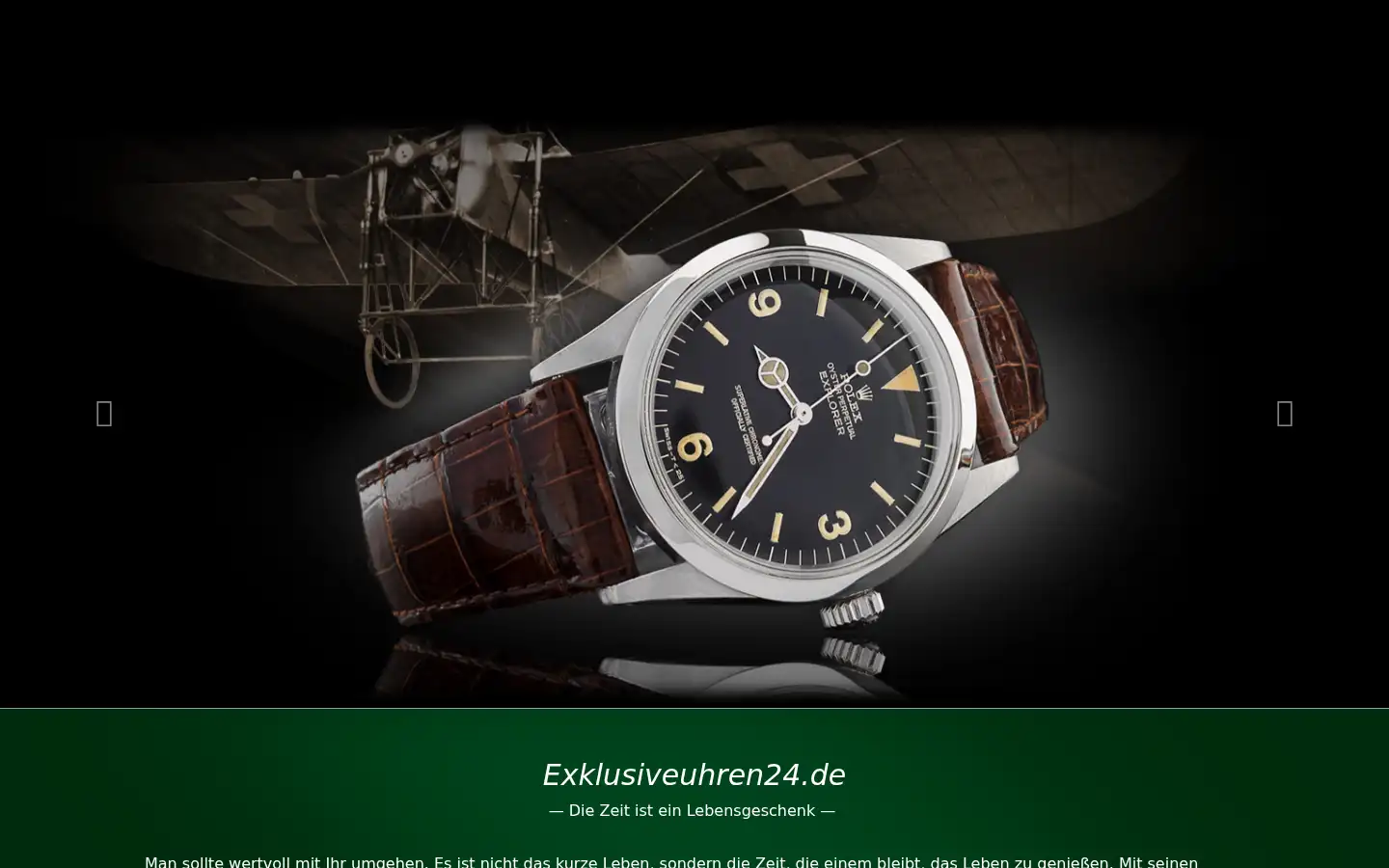 Screenshot of exklusiveuhren24.de
