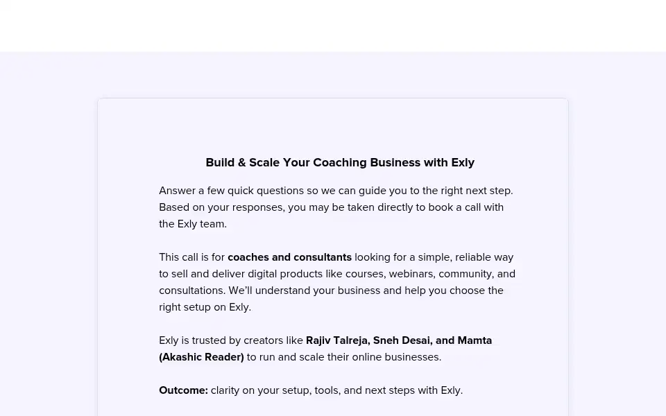 Screenshot of exlyapp.com