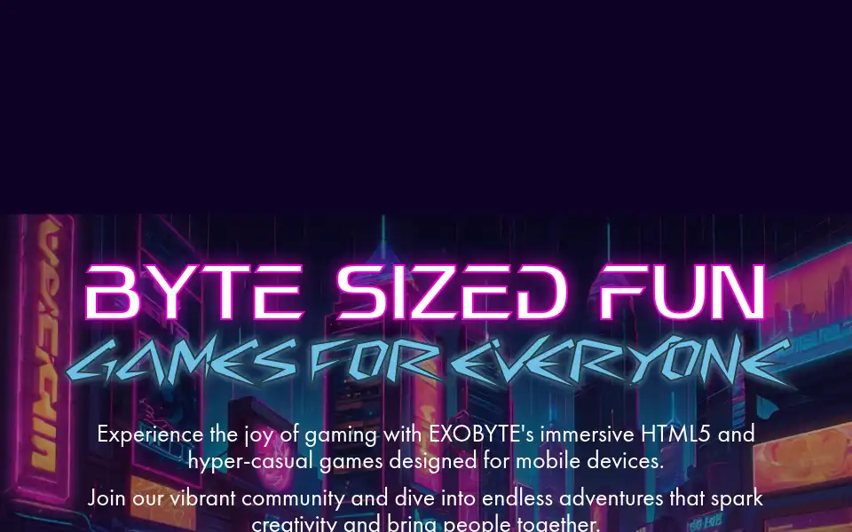 Screenshot of exobytetech.com