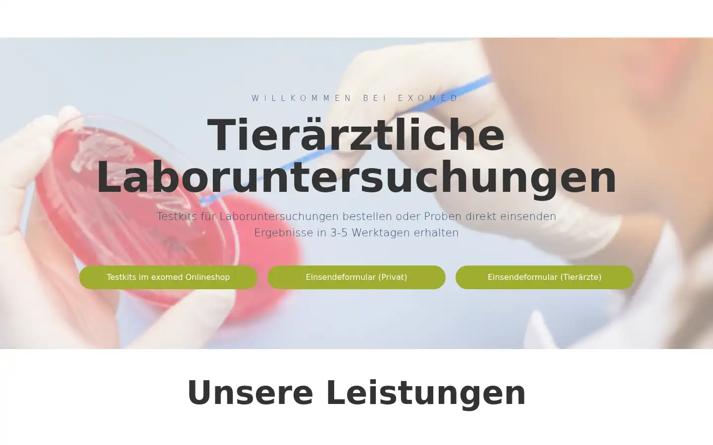 Screenshot of exomed.de
