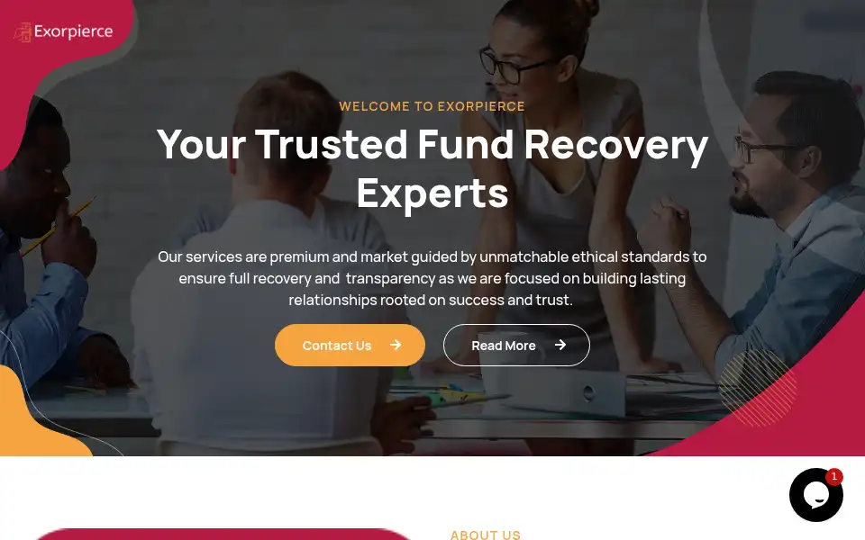 Screenshot of exorpierce.com