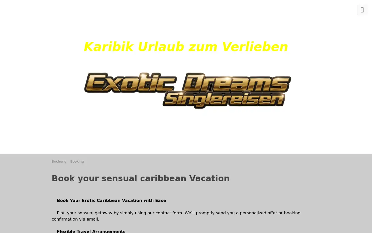 Screenshot of exotic-dreams.org