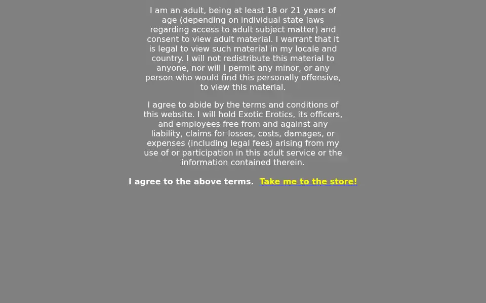 Screenshot of exotic-erotics.com