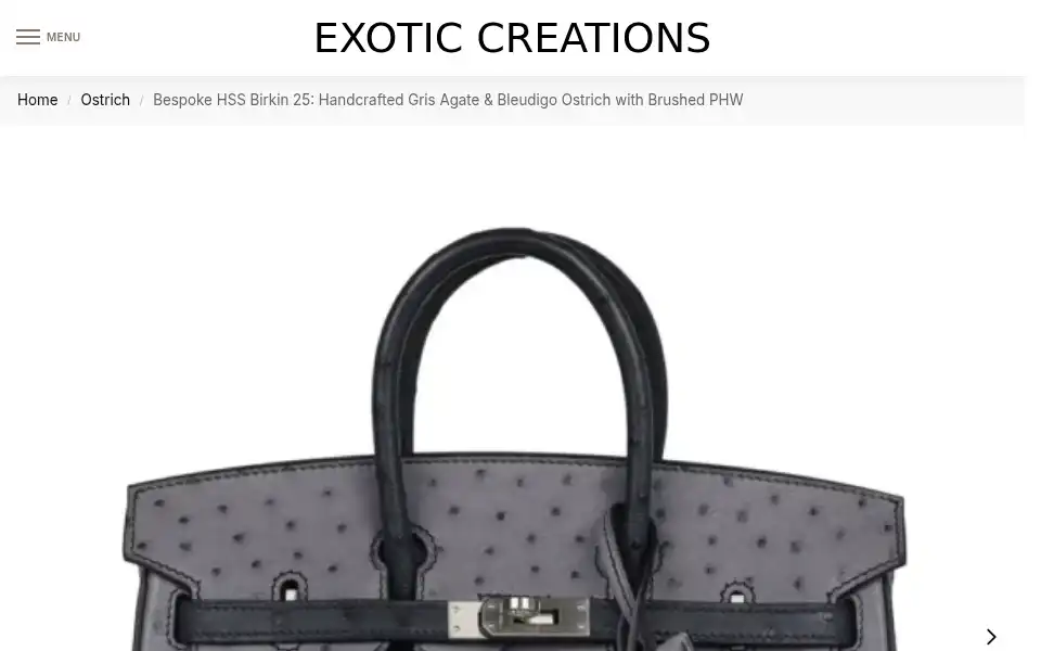 Screenshot of exoticcreations.org