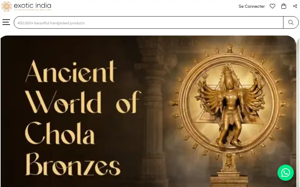 Screenshot of exoticindiaart.com