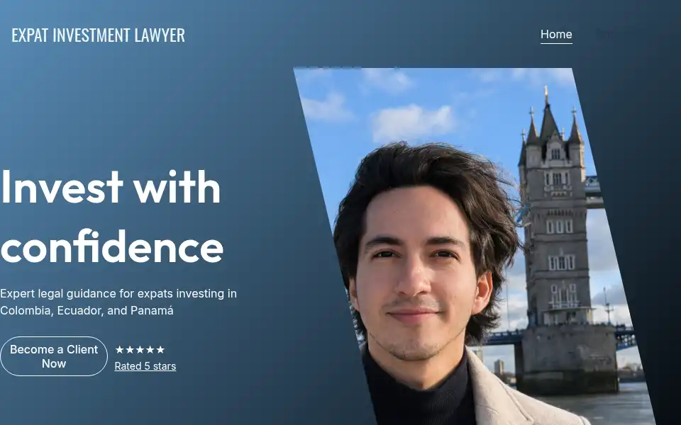 Screenshot of expatinvestmentlawyer.com