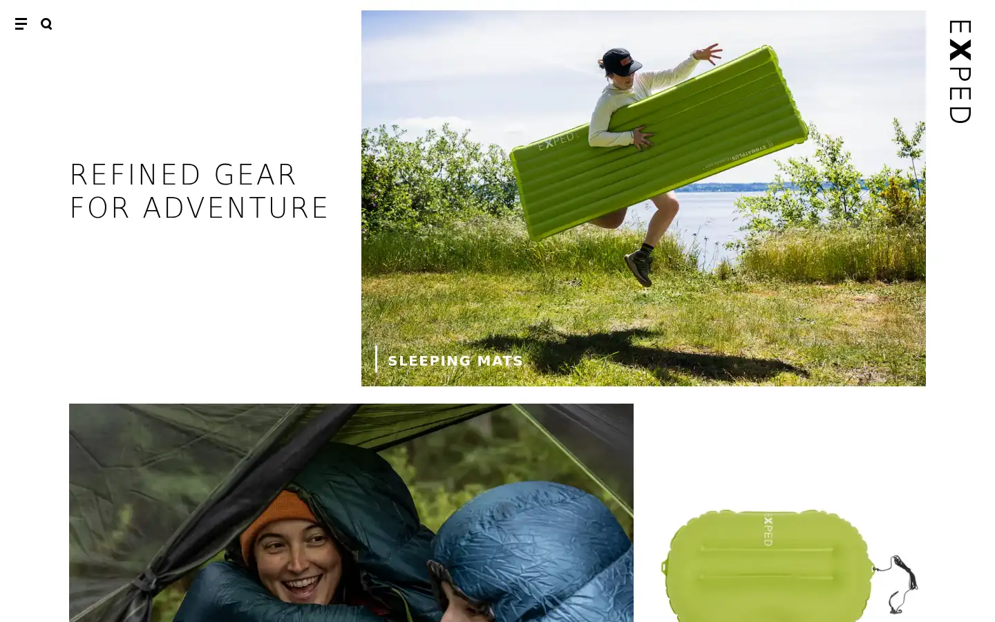 Screenshot of exped.com