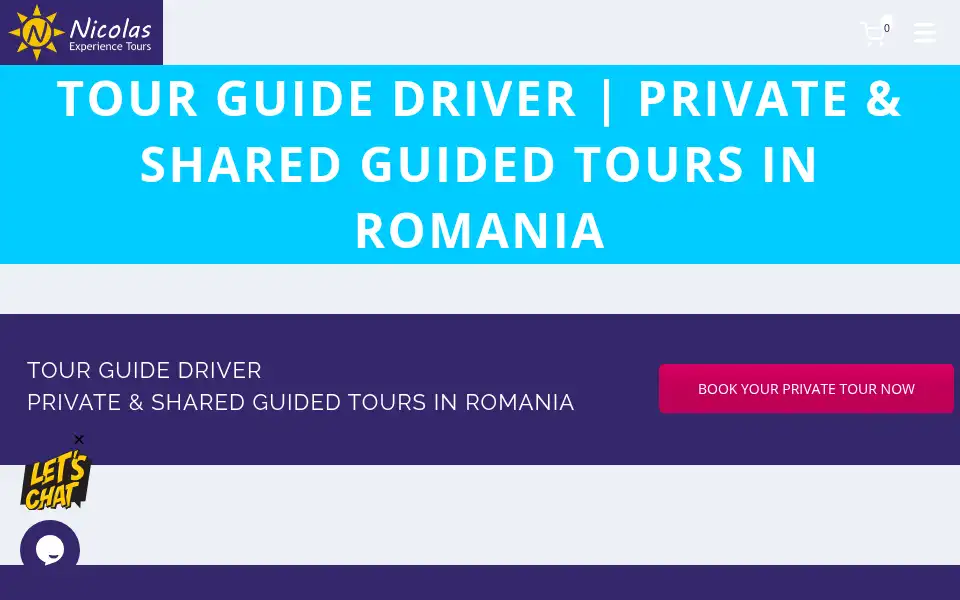 Screenshot of experience-tours.ro