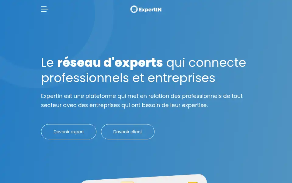 Screenshot of expertin.co