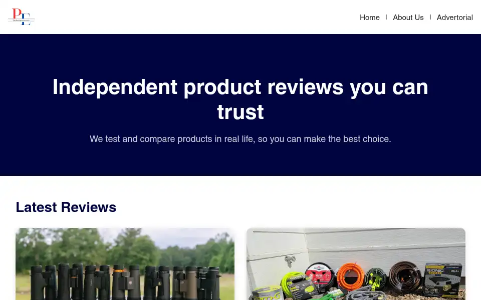 Screenshot of expertproductreview.co.uk