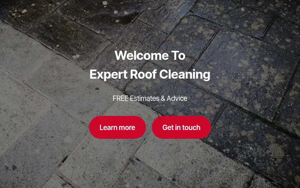Screenshot of expertroofcleaning.co.uk