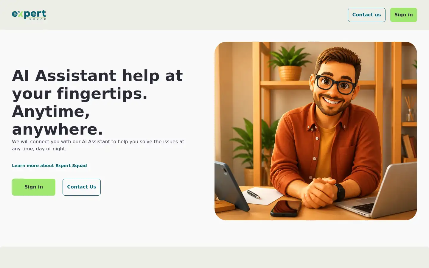 Screenshot of expertsquad.com
