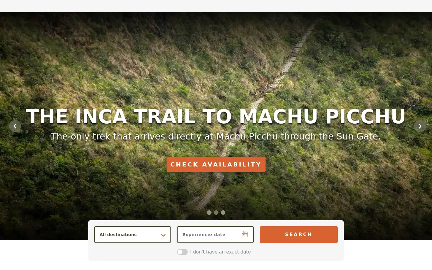 Screenshot of explorandes.com