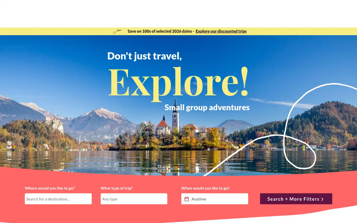Screenshot of explore.co.uk