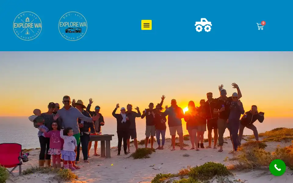 Screenshot of explore-wa.net