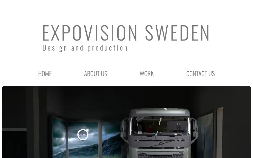 Screenshot of expovision.se