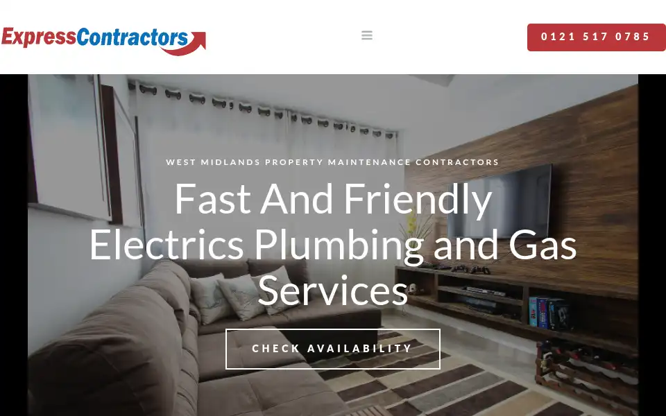 Screenshot of express-contractors.co.uk