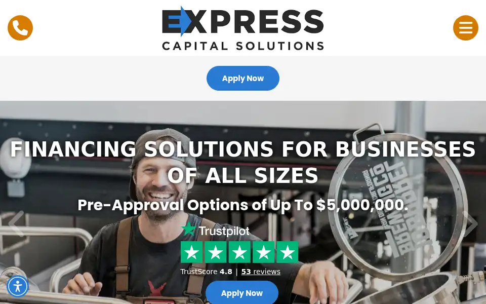 Screenshot of expresscapitalsolutions.com