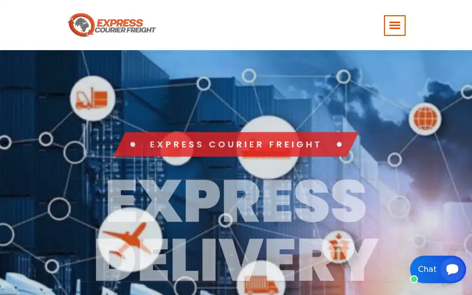 Screenshot of expresscourierfreight.com