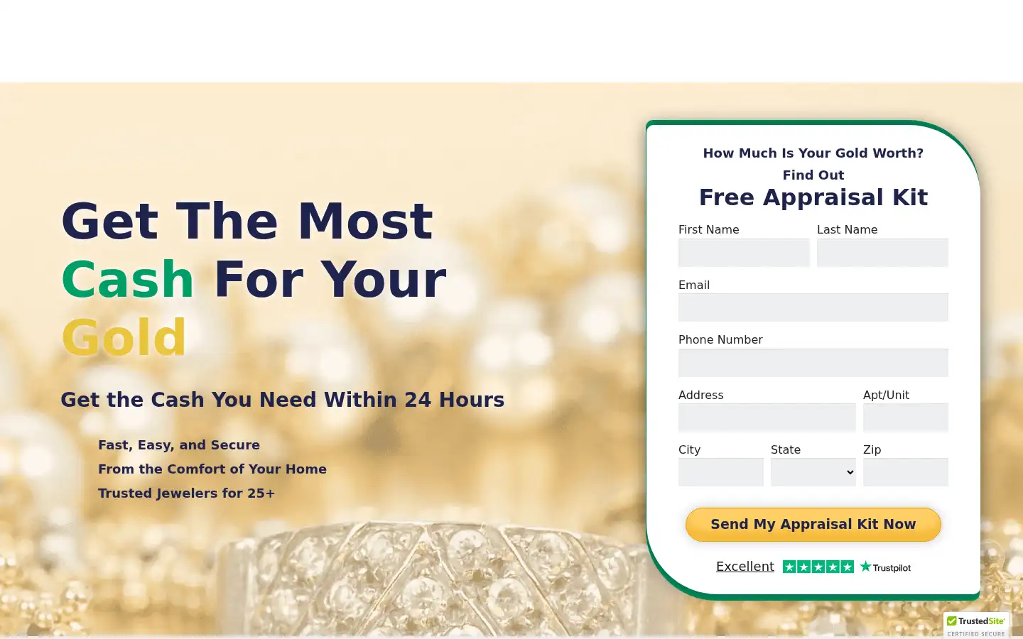 Screenshot of expressgoldcash.com