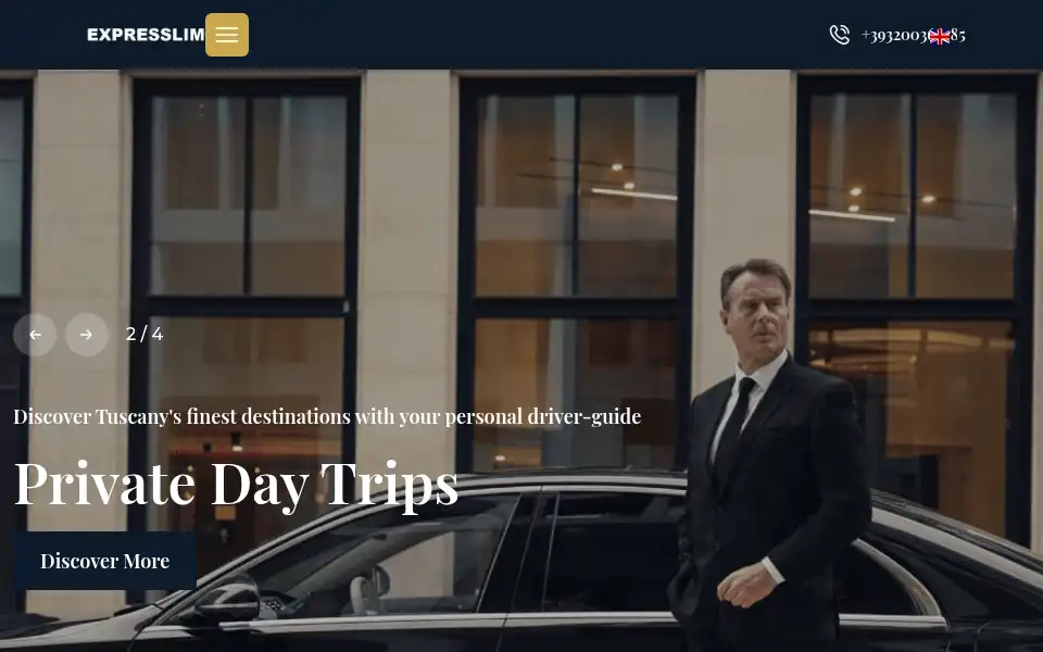 Screenshot of expresslimo24.com