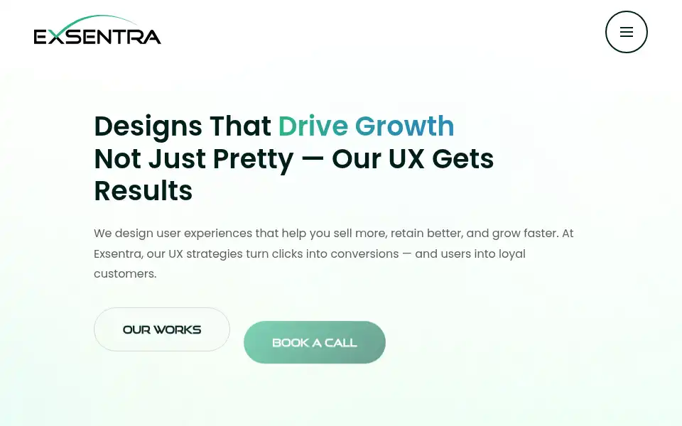 Screenshot of exsentra.com