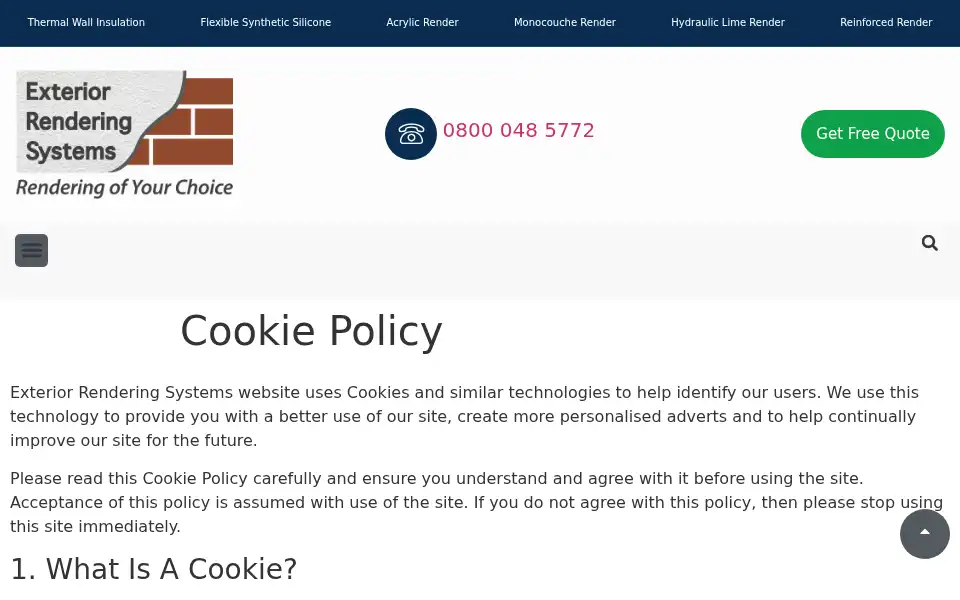 Screenshot of exterior-rendering.com