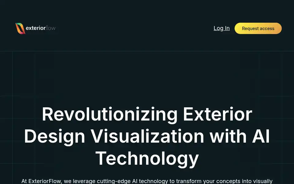 Screenshot of exteriorflow.com
