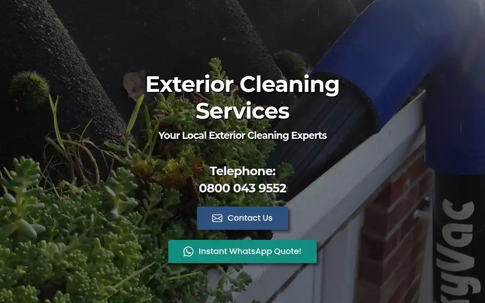 Screenshot of externaclean.co.uk