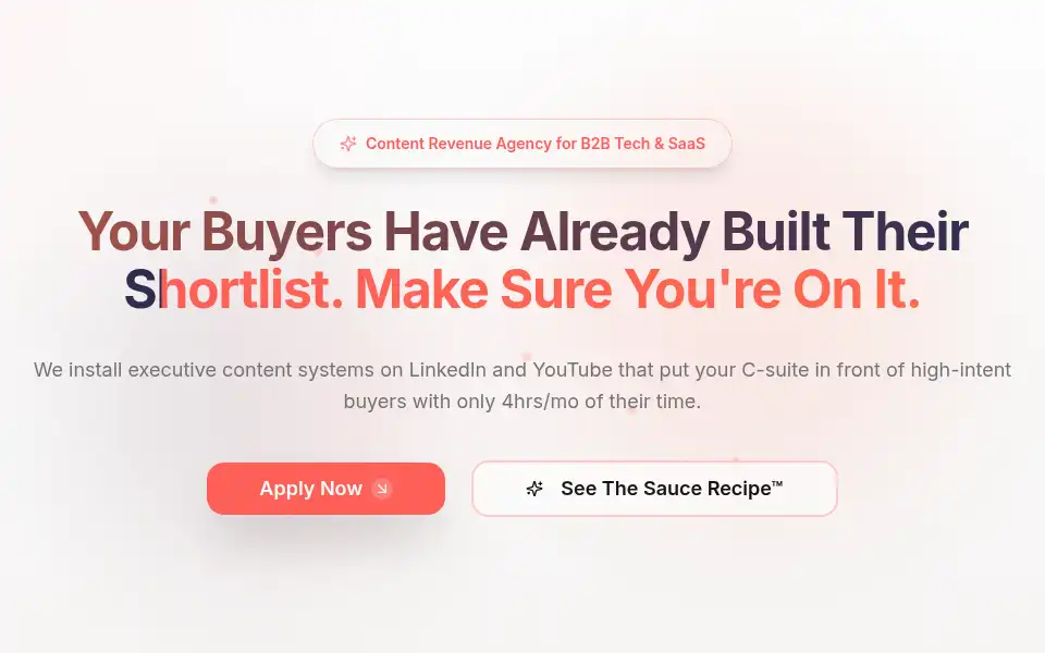 Screenshot of extrasauceagency.com