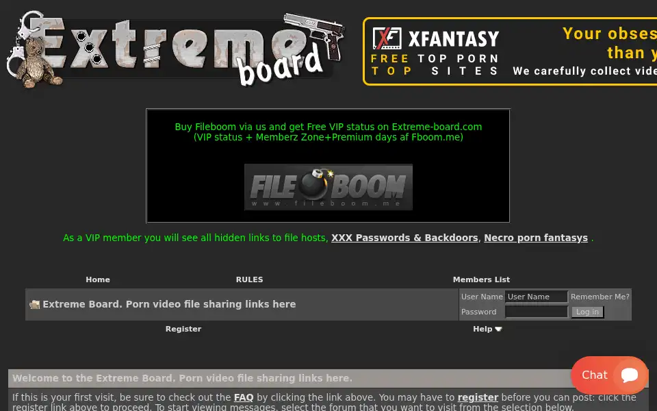 Screenshot of extreme-board.com