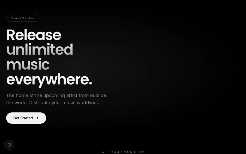 Screenshot of extrinsicmusicgroup.com